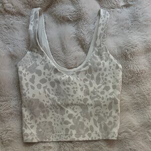 Lululemon Leopard Print Aline Tank